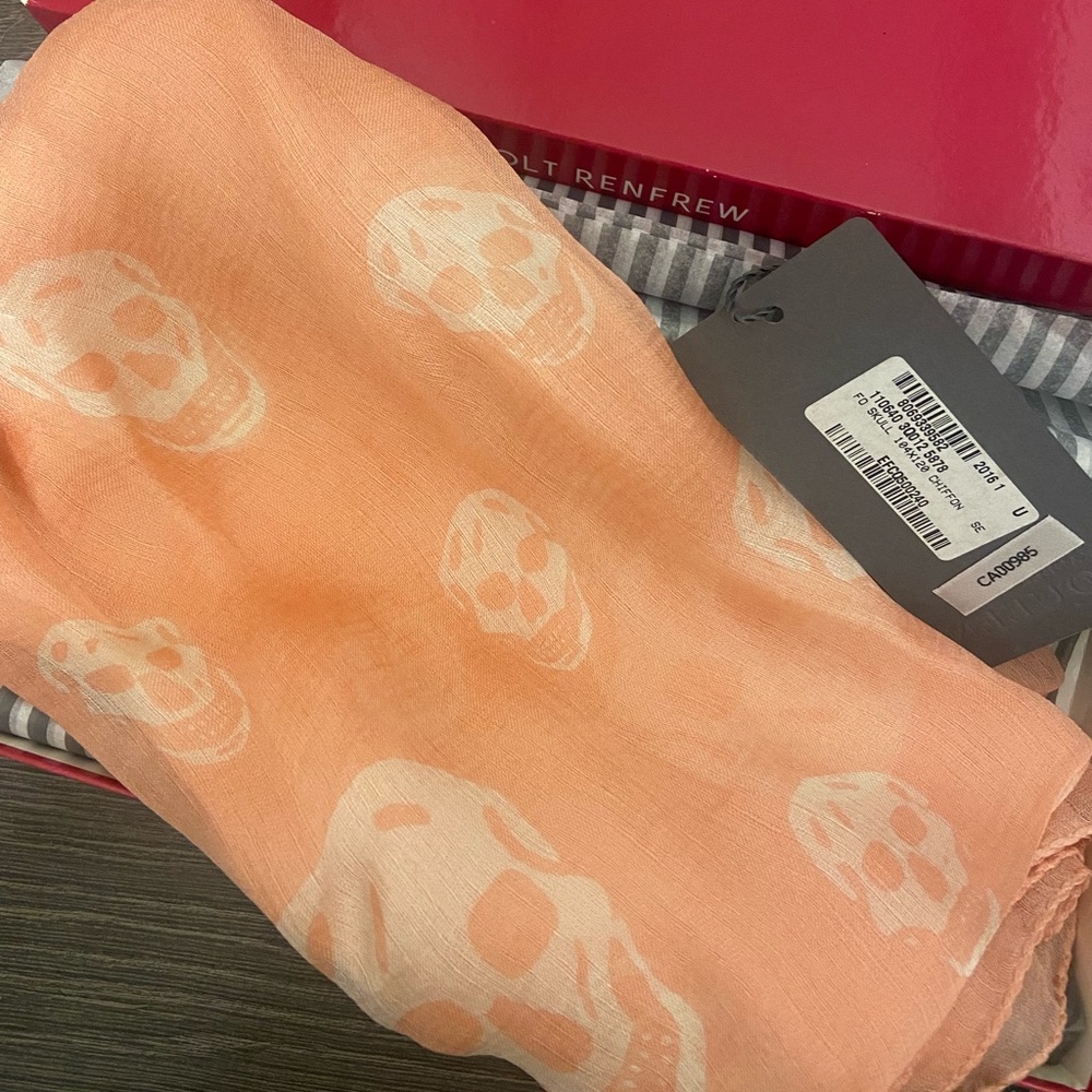 Alexander Mcqueen Silk Scarf
